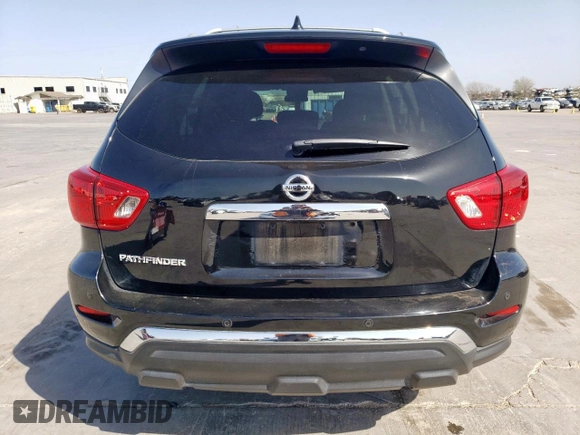 2019 Nissan Pathfinder S z VIN 5N1DR2MN1KC607076, wystawiony jako Copart lot #50372865 z przebiegiem 122 896 mil mil oraz Szkoda całkowita • Salvage title. Historia ofert i sprzedaży dostępna na DreamBid. Obrazek 6.
