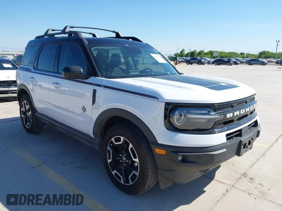 2023 Ford Bronco Sport Outer Banks z VIN 3FMCR9C69PRE08543, wystawiony jako IAAI lot #42086724 z przebiegiem 20 003 mil mil oraz . Historia ofert i sprzedaży dostępna na DreamBid. Obrazek 1.