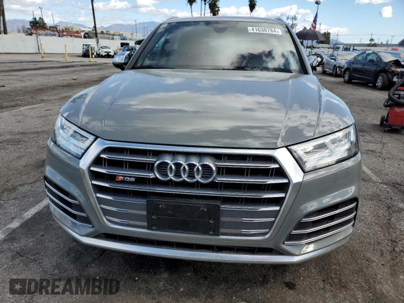 2020 Audi SQ5 Premium Plus with VIN WA1B4AFY1L2123096, listed as a Copart auction lot 41638784 with 31,705 mi miles and . Bid and sale history available at DreamBid. Image 5.