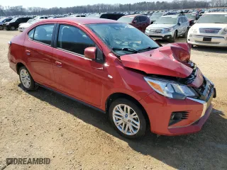 2022 Mitsubishi Mirage G4 ES with VIN ML32FUFJ1NHF06613, listed as a Copart auction lot 48594085 with 24,630 mi miles and Salvage Title. Bid and sale history available at carsss.com. Image 4.