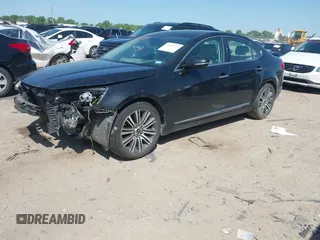 2014 Kia Cadenza Limited with VIN KNALN4D76E5140509, listed as a IAAI auction lot 42013923 with 168,680 mi miles. Bid and sale history available at carsss.com. Image 2.