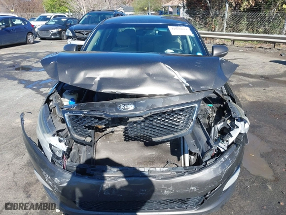 2014 Kia Optima EX with VIN 5XXGN4A78EG320367, listed as a IAAI auction lot 41858824 with 216,987 mi miles. Bid and sale history available at carsss.com. Image 12.