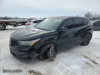 2020 Acura RDX w/A-Spec Pkg with VIN 5J8TC2H64LL810020, listed as a Copart auction lot 86687994 with 66,956 mi miles and Salvage Title. Bid and sale history available at carsss.com. Image 1.
