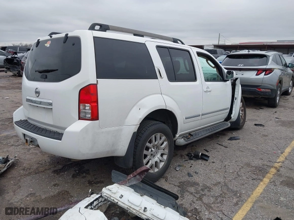 2012 Nissan Pathfinder LE with VIN 5N1AR1NN6CC614408, listed as a IAAI auction lot 41243577 with 1 mi miles. Bid and sale history available at carsss.com. Image 4.