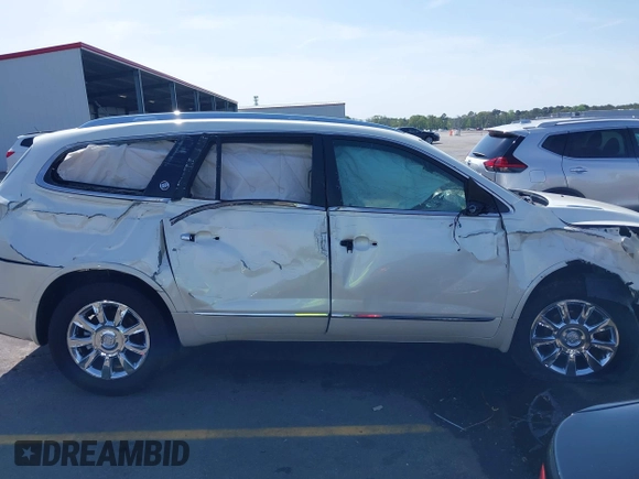 2015 Buick Enclave Leather with VIN 5GAKRBKD7FJ265254, listed as a IAAI auction lot 41935424 with 134,547 mi miles and . Bid and sale history available at DreamBid. Image 13.