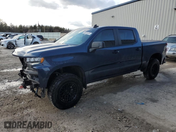 2021 Chevrolet Silverado 1500 LT Trail Boss with VIN 1GCPYFED9MZ349276, listed as a Copart auction lot 50032425 with 69,099 mi miles and Salvage Title. Bid and sale history available at DreamBid. Image 1.