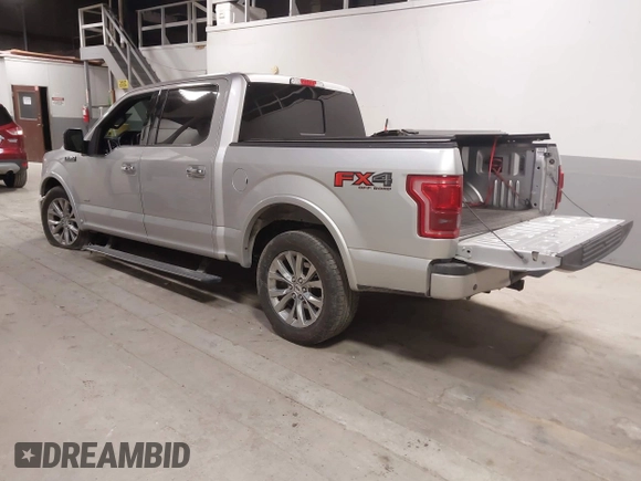 2017 Ford F-150 XL with VIN 1FTEW1EG4HFC45490, listed as a IAAI auction lot 41505033 with 122,991 mi miles. Bid and sale history available at carsss.com. Image 3.