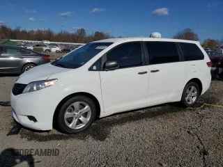 2014 Toyota Sienna L with VIN 5TDZK3DC5ES451825, listed as a Copart auction lot 79619074 with 151,146 mi miles and Salvage title. Bid and sale history available at DreamBid. Image 1.