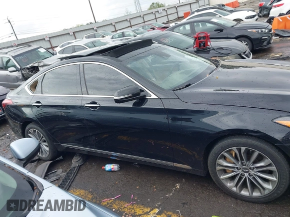 2017 Genesis G80 3.8L with VIN KMHGN4JE4HU189527, listed as a IAAI auction lot 41930400 with 135,497 mi miles and . Bid and sale history available at DreamBid. Image 13.
