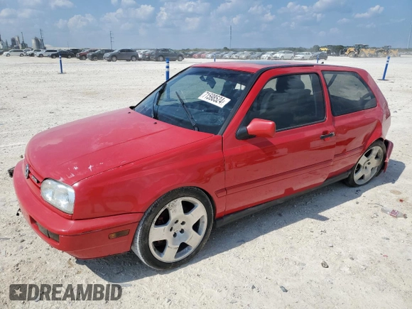 1998 Volkswagen GTI VR6 z VIN 3VWHD81H7WM267696, wystawiony jako Copart lot #71598524 z przebiegiem 150 187 mil mil oraz Szkoda całkowita • Salvage title. Historia ofert i sprzedaży dostępna na DreamBid. Obrazek 1.