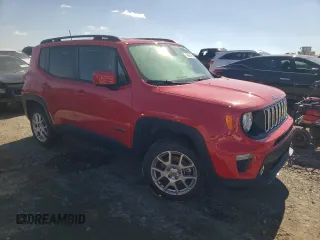 2020 Jeep Renegade Latitude with VIN ZACNJBBB6LPL71835, listed as a Copart auction lot 46635595 with 27,522 mi miles and Salvage title. Bid and sale history available at DreamBid. Image 4.