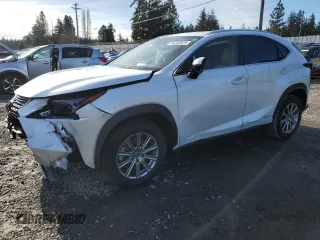 2021 Lexus NX with VIN JTJDJRDZXM2166755, listed as a Copart auction lot 44252825 with 57,518 mi miles and Salvage Title. Bid and sale history available at carsss.com. Image 1.
