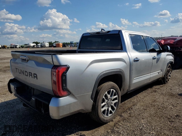 2023 Toyota Tundra 1794 Edition with VIN 5TFMA5AB6PX026745, listed as a Copart auction lot 56487415 with 30,545 mi miles and Salvage title. Bid and sale history available at DreamBid. Image 3.