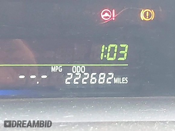2012 Toyota Prius Two with VIN JTDZN3EU3C3136499, listed as a IAAI auction lot 42210448 with 222,682 mi miles and . Bid and sale history available at DreamBid. Image 15.