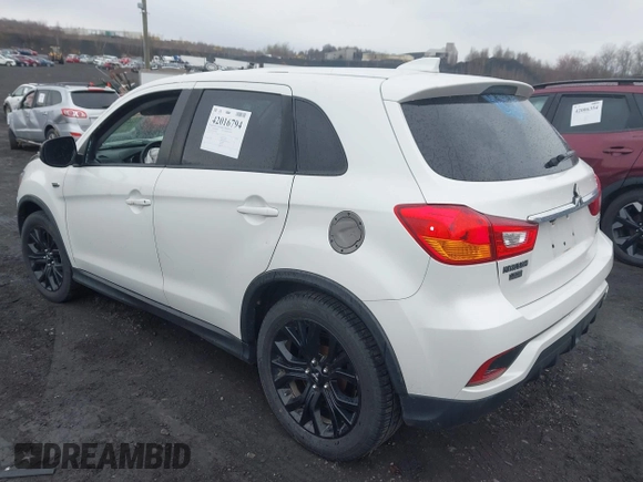 2018 Mitsubishi Outlander Sport ES 2.0 with VIN JA4AP3AU4JU011803, listed as a IAAI auction lot 42016794 with 120,544 mi miles. Bid and sale history available at carsss.com. Image 3.