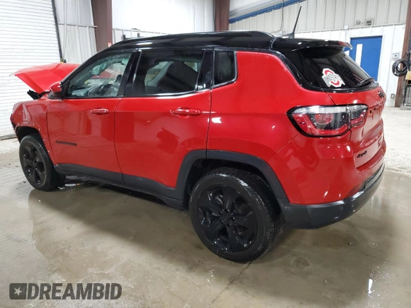 2020 Jeep Compass Latitude with VIN 3C4NJDBB2LT116591, listed as a Copart auction lot 52180045 with 138,531 mi miles and Salvage Title. Bid and sale history available at DreamBid. Image 2.