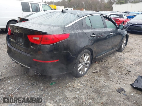2014 Kia Optima SXL Turbo with VIN 5XXGR4A68EG283865, listed as a IAAI auction lot 41838408 with 178,582 mi miles and . Bid and sale history available at DreamBid. Image 4.