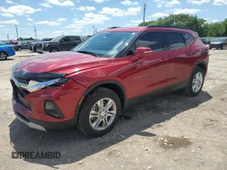 2019 Chevrolet Blazer z VIN 3GNKBBRAXKS674136, wystawiony jako Copart lot #59182515 z przebiegiem 54 664 mil mil oraz Szkoda całkowita • Salvage title. Historia ofert i sprzedaży dostępna na DreamBid. Obrazek 1.