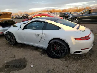 2018 Porsche 911 Carrera S with VIN WP0AB2A98JS122621, listed as a Copart auction lot 83550624 with 71,027 mi miles and Salvage Title. Bid and sale history available at carsss.com. Image 2.
