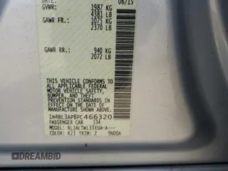 2015 Nissan Altima SL with VIN 1N4BL3AP8FC466320, listed as a Copart auction lot 61058295 with 96,299 mi miles and Salvage title. Bid and sale history available at DreamBid. Image 13.