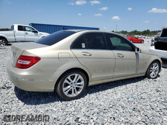 2012 Mercedes-Benz C-Class C 250 Sport with VIN WDDGF4HB4CR238689, listed as a Copart auction lot 54550575 with 45,226 mi miles and Salvage Title. Bid and sale history available at carsss.com. Image 3.