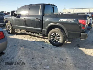 2024 Nissan Titan Pro-4X with VIN 1N6AA1ED5RN101017, listed as a Copart auction lot 43777785 with 30,489 mi miles and Salvage title. Bid and sale history available at DreamBid. Image 2.