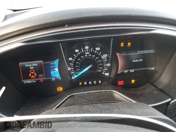 2017 Ford Fusion SE with VIN 3FA6P0HD8HR275971, listed as a Copart auction lot 47477265 with 127,883 mi miles and Salvage Title. Bid and sale history available at DreamBid. Image 9.