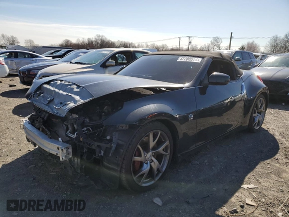2016 Nissan 370Z Touring z VIN JN1AZ4FH2GM910754, wystawiony jako Copart lot #47288854 z przebiegiem 116 037 mil mil oraz Szkoda całkowita • Salvage title. Historia ofert i sprzedaży dostępna na DreamBid. Obrazek 1.