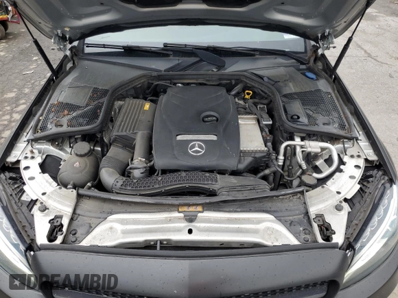 2018 Mercedes-Benz C 300 with VIN WDDWJ4KB6JF676292, listed as a Copart auction lot 62071375 with 89,615 mi miles and Salvage title. Bid and sale history available at DreamBid. Image 11.