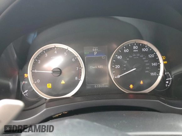2016 Lexus IS 300 with VIN JTHCM1D27G5014539, listed as a Copart auction lot 46497475 with 61,860 mi miles and Salvage Title. Bid and sale history available at carsss.com. Image 9.