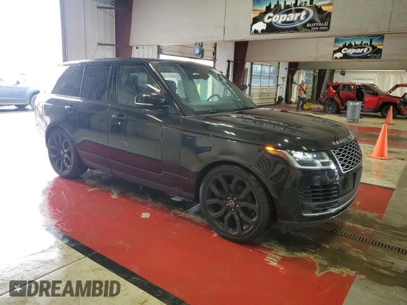 2018 Land Rover Range Rover HSE with VIN SALGS2RK2JA503106, listed as a Copart auction lot 51116135 with 54,639 mi miles and Salvage title. Bid and sale history available at DreamBid. Image 4.
