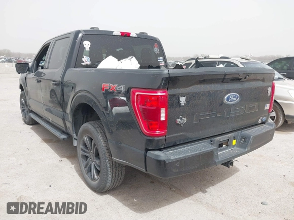 2022 Ford F-150 XL with VIN 1FTFW1E55NFA66924, listed as a IAAI auction lot 41798490 with 45,391 mi miles and . Bid and sale history available at DreamBid. Image 3.
