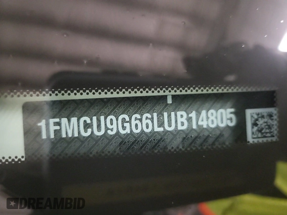 2020 Ford Escape SE z VIN 1FMCU9G66LUB14805, wystawiony jako IAAI lot #42388285 z przebiegiem 50 819 mil mil oraz . Historia ofert i sprzedaży dostępna na DreamBid. Obrazek 24.