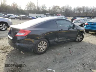 2012 Honda Civic Cpe LX with VIN 2HGFG3B51CH548901, listed as a Copart auction lot 77664623 with 88,475 mi miles and Salvage Title. Bid and sale history available at carsss.com. Image 3.