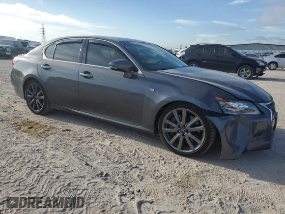 2014 Lexus GS 350 with VIN JTHBE1BL4E5038010, listed as a Copart auction lot 62227354 with 128,277 mi miles and Salvage Title. Bid and sale history available at carsss.com. Image 4.