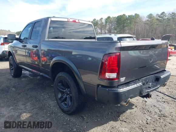 2021 Ram 1500 Classic Warlock with VIN 1C6RR7GT9MS578069, listed as a IAAI auction lot 41691277 with 61,996 mi miles. Bid and sale history available at carsss.com. Image 3.