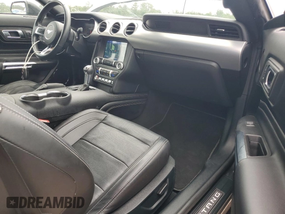 2022 Ford Mustang EcoBoost with VIN 1FA6P8TH9N5150100, listed as a Copart auction lot 55800095 with 21,996 mi miles and Salvage Title. Bid and sale history available at DreamBid. Image 11.