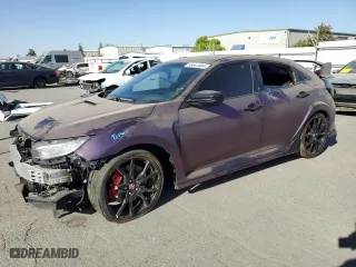 2018 Honda Civic Type R Touring with VIN SHHFK8G78JU203595, listed as a Copart auction lot 69647004 with 75,295 mi miles and Salvage Title. Bid and sale history available at carsss.com. Image 1.