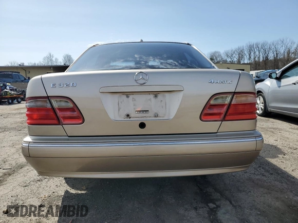 2001 Mercedes-Benz E-Class AWD with VIN WDBJF82JX1X044358, listed as a Copart auction lot 51280545 with 189,188 mi miles and Salvage Title. Bid and sale history available at carsss.com. Image 6.