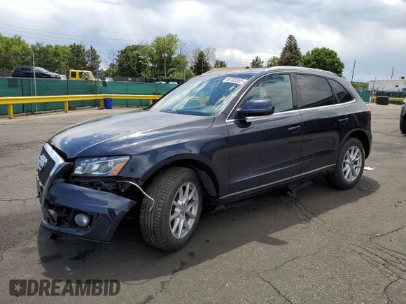 2012 Audi Q5 Premium Plus with VIN WA1LFAFP9CA112682, listed as a Copart auction lot 60702555 with 119,214 mi miles and Salvage title. Bid and sale history available at DreamBid. Image 1.