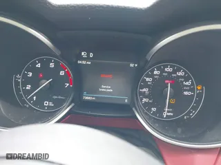 2020 Alfa Romeo Stelvio Ti with VIN ZASPAKBN6L7C92398, listed as a IAAI auction lot 41924883 with 73,683 mi miles. Bid and sale history available at carsss.com. Image 7.