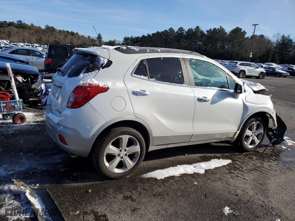 2016 Buick Encore Leather with VIN KL4CJGSB3GB725246, listed as a Copart auction lot 84399324 with 0 mi miles and Salvage Title. Bid and sale history available at carsss.com. Image 3.