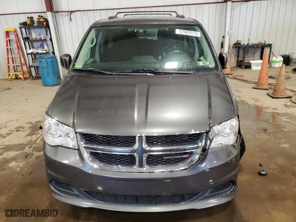 2016 Dodge Grand Caravan SXT with VIN 2C4RDGCG2GR323656, listed as a Copart auction lot 52503515 with 123,265 mi miles and Salvage Title. Bid and sale history available at carsss.com. Image 5.
