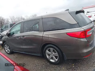 2018 Honda Odyssey EX-L with VIN 5FNRL6H72JB081086, listed as a IAAI auction lot 41031370 with 73,907 mi miles and . Bid and sale history available at DreamBid. Image 14.