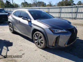 2019 Lexus UX with VIN JTHY3JBH1K2000582, listed as a Copart auction lot 38031233 with 50,601 mi miles. Bid and sale history available at carsss.com. Image 4.