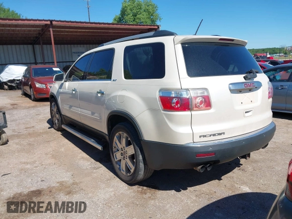 2010 GMC Acadia SLT2 z VIN 1GKLRNED7AJ111043, wystawiony jako IAAI lot #42311347 z przebiegiem 201 740 mil mil oraz . Historia ofert i sprzedaży dostępna na DreamBid. Obrazek 3.