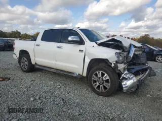 2017 Toyota Tundra 2WD Platinum with VIN 5TFGW5F17HX223603, listed as a Copart auction lot 78621274 with 314,428 mi miles and Salvage Title. Bid and sale history available at carsss.com. Image 4.