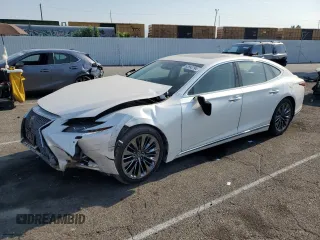 2018 Lexus LS with VIN JTHB51FF0J5006279, listed as a Copart auction lot 62693794 with 63,617 mi miles and Salvage Title. Bid and sale history available at carsss.com. Image 1.