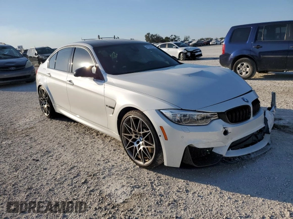 2016 BMW M3 z VIN WBS8M9C58G5E68201, wystawiony jako Copart lot #41220633 z przebiegiem Nie podano mil oraz . Historia ofert i sprzedaży dostępna na DreamBid. Obrazek 4.