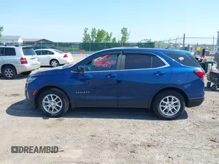 2023 Chevrolet Equinox LT with VIN 3GNAXKEG5PS148513, listed as a IAAI auction lot 42556917 with 17,732 mi miles and . Bid and sale history available at DreamBid. Image 14.